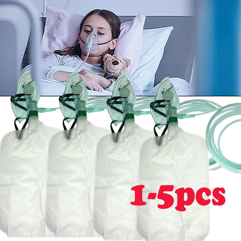 Oxygen Mask Non-Rebreather - 1-5 pces adulto máscara de oxigênio