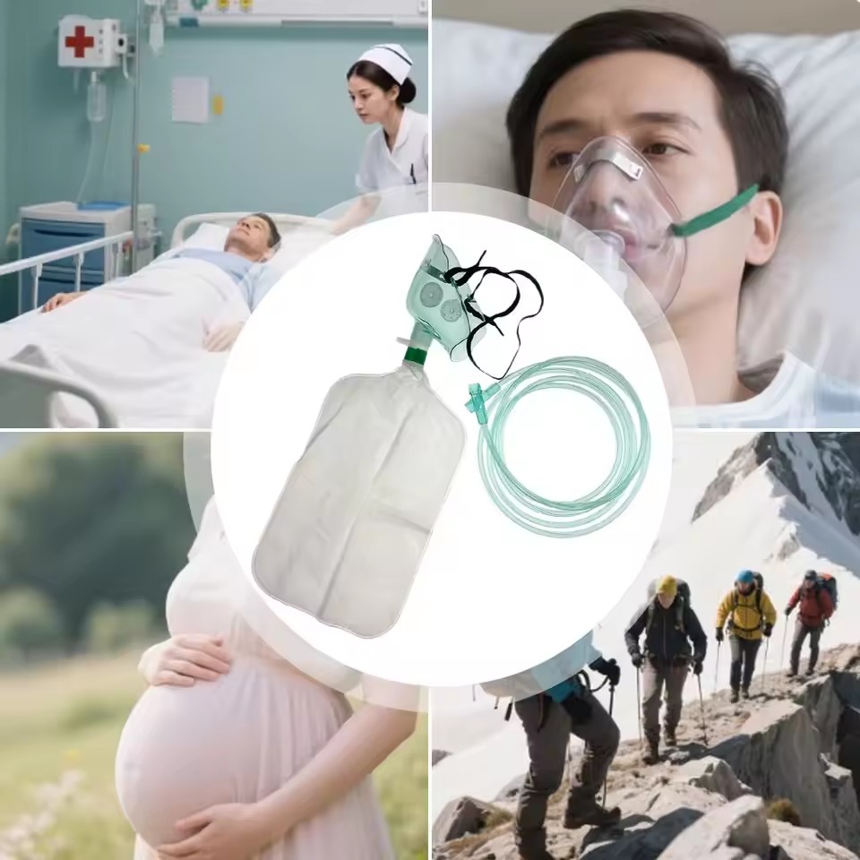 Máscara Facial Descartável par - Oxygen Mask Non-Rebreather avaliação e preço