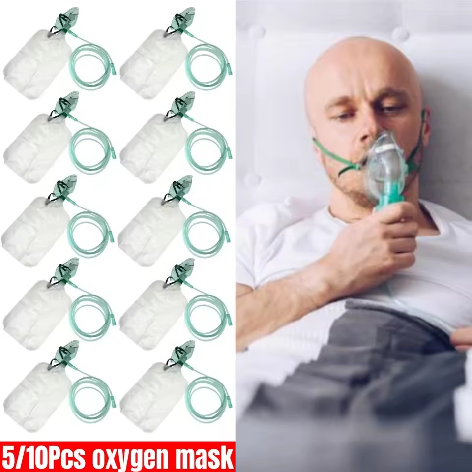Máscara Facial Descartável par - Oxygen Mask Non-Rebreather avaliação e preço