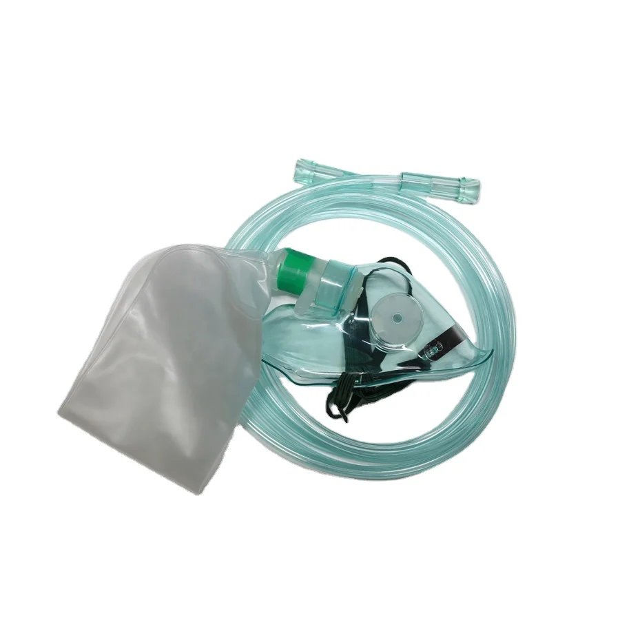 Máscara de PVC com saco reserv - Oxygen Mask Non-Rebreather avaliação e preço