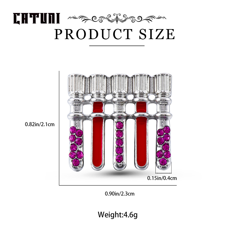 Catuni-Medical Test Tube Broch - Medical Lab Gifts avaliação e preço