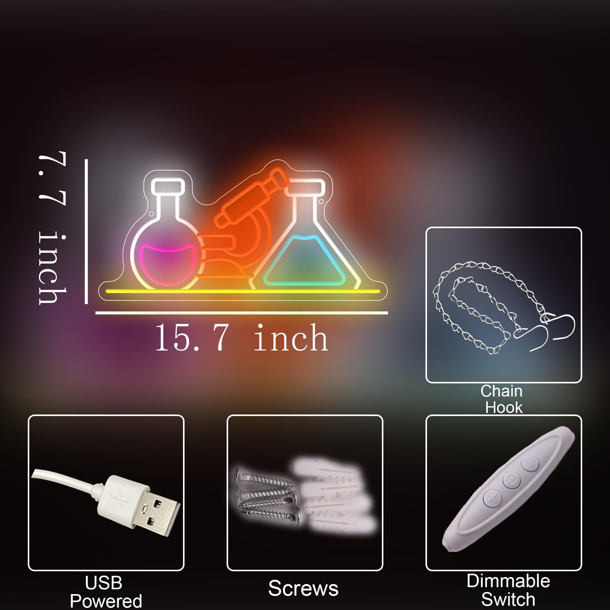 Néon de Laboratório de Ciência - Medical Lab Gifts avaliação e preço