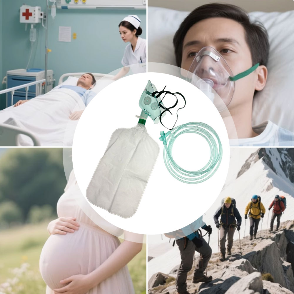 Máscara facial descartável de  - Oxygen Mask Non-Rebreather avaliação e preço