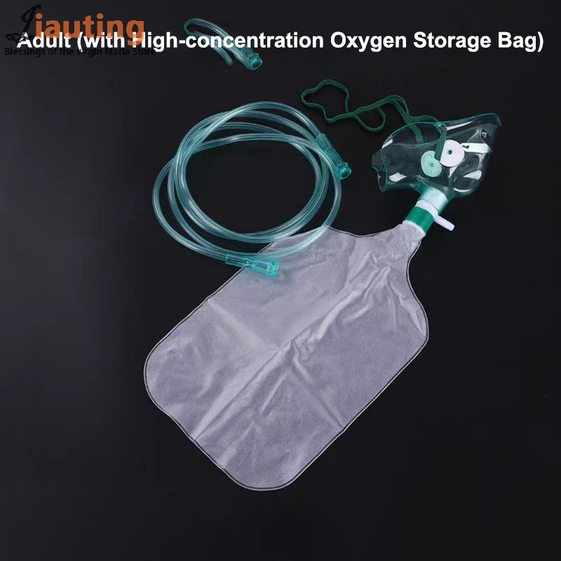 1 pçs adulto/criança máscara f - Oxygen Mask Non-Rebreather avaliação e preço